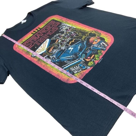 Stranger Things Shirt Adult Size Extra Large XL Black Short Graphic T-Shirt - Picture 5 of 6